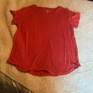 Gap luxe tshirt coral xl